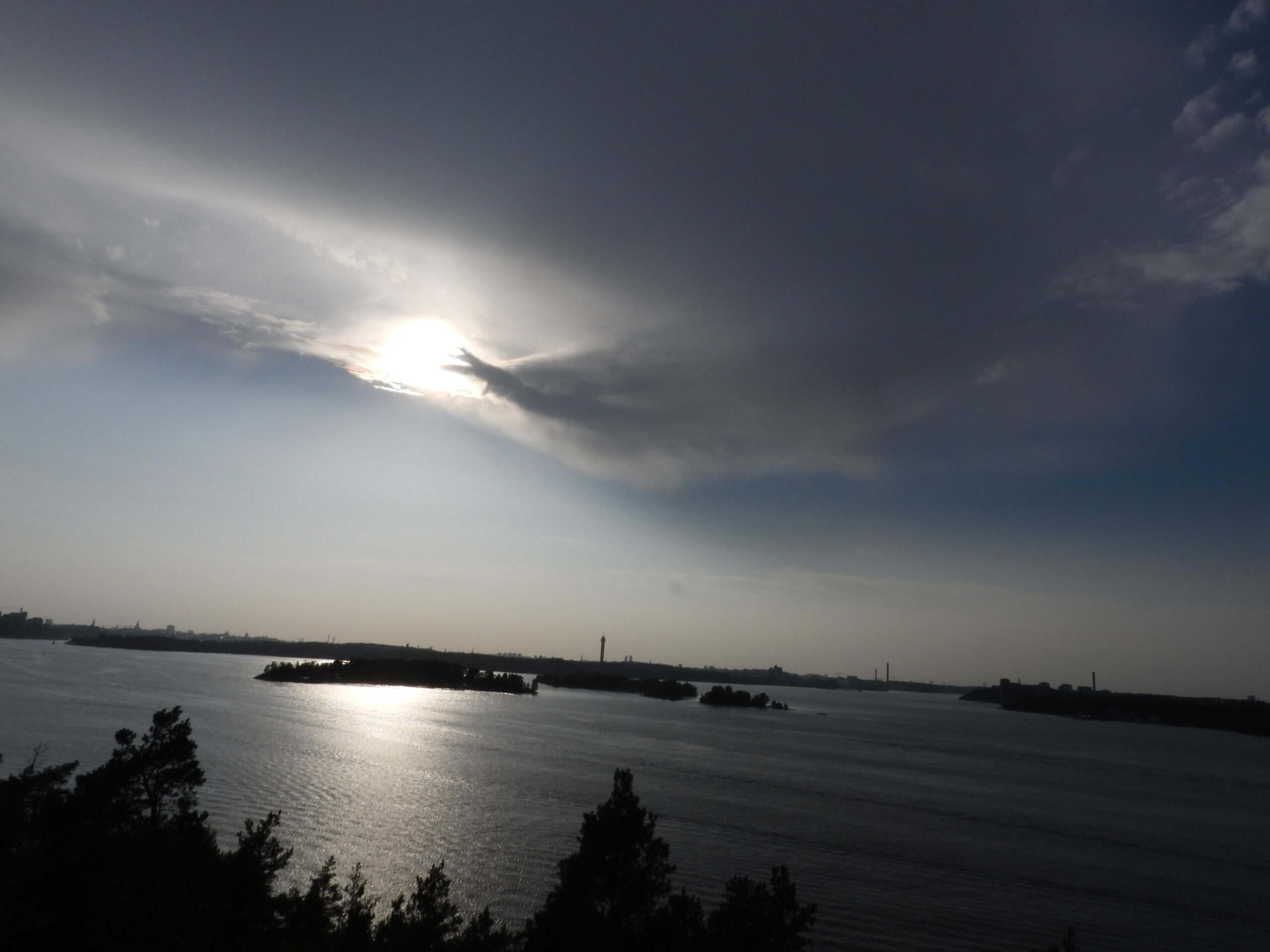 The sky above Stockholm