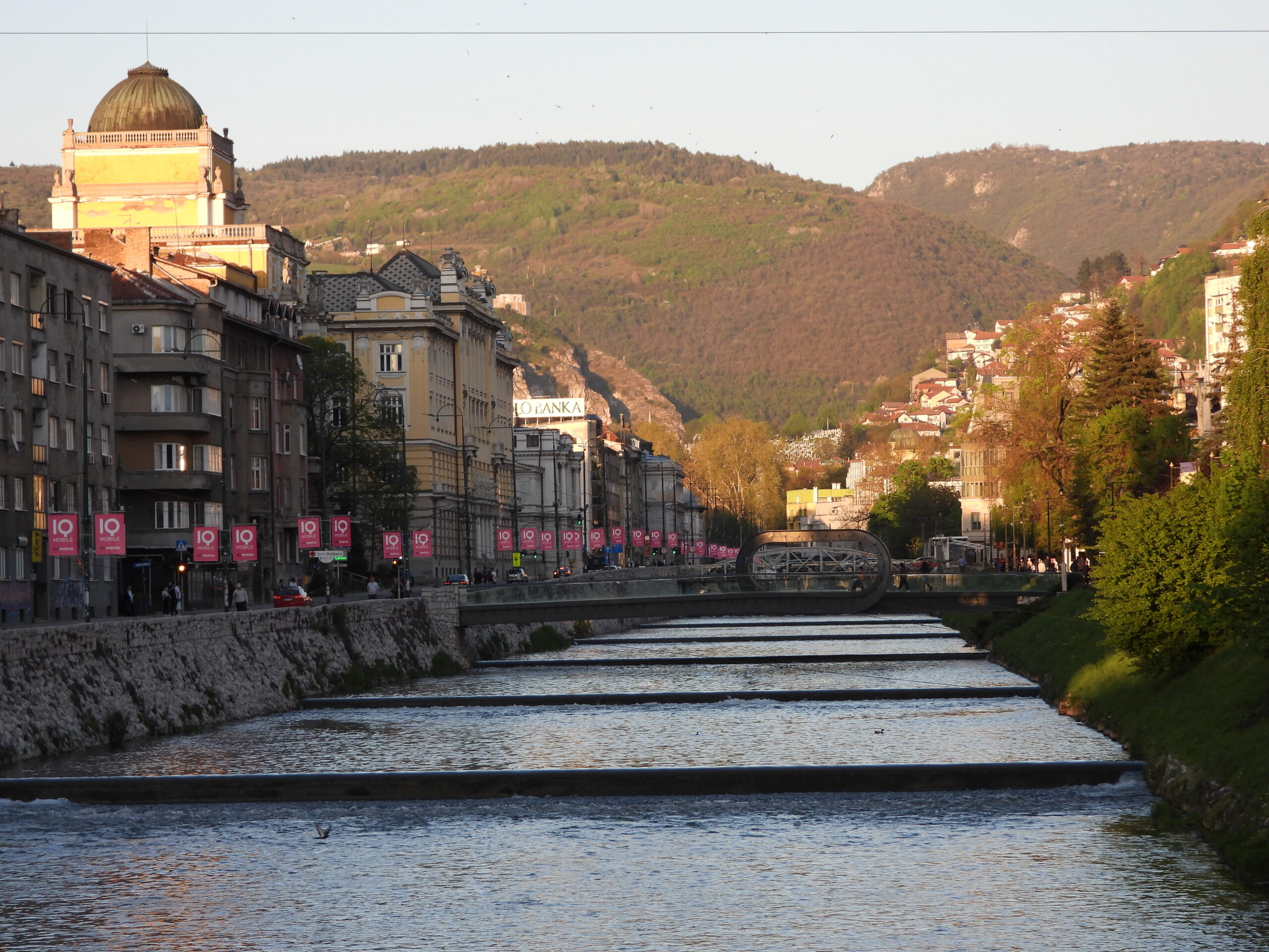 At the beginning of the journey